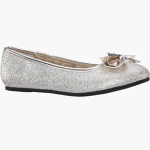 Nina Safaa Gold Glitter Ballet Flat